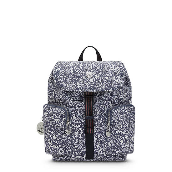 Kipling Anto Woodstock Sırt Çantaları Beyaz Mavi | TR 1676SG